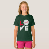 Love golf t-shirt (Voorkant volledig)