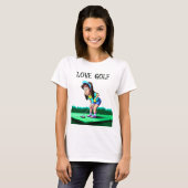 Love Golf T-Shirt (Voorkant volledig)