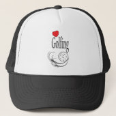 Love Golfing Trucker Pet (Voorkant)