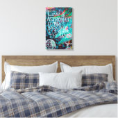 Love Graffiti Art Canvas Afdruk (Insitu (Slaapkamer))