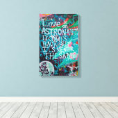 Love Graffiti Art Canvas Afdruk (Insitu (Houten vloer))