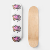 Love Graffiti Art Persoonlijk Skateboard (Voorkant)