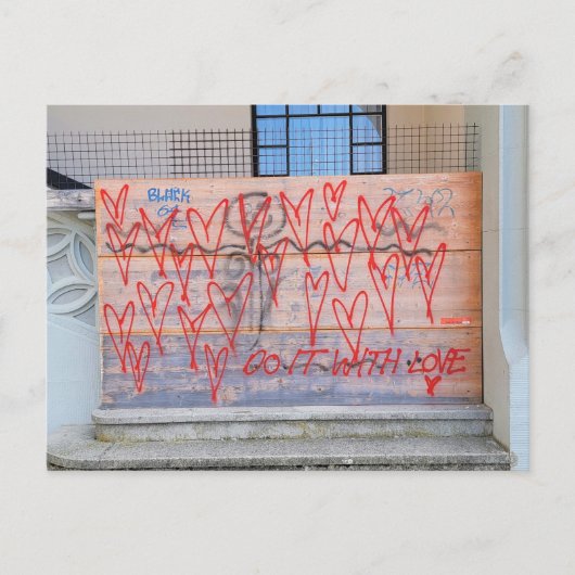 Love Graffiti Briefkaart (Voorkant)