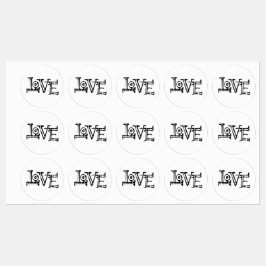 Love Graffiti Labels