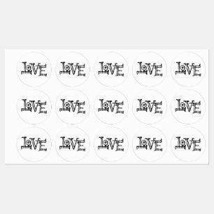 Love Graffiti Labels