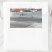 ~Love Graffiti~ STICKER, CUSTOMIZE IT! Rechthoekige Sticker (Tas)