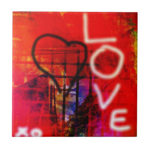 Love Graffiti Tegeltje