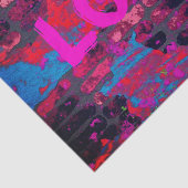 Love Graffiti Tissue Paper Tissuepapier (Detail)