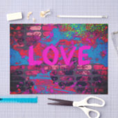 Love Graffiti Tissue Paper Tissuepapier (Craft)