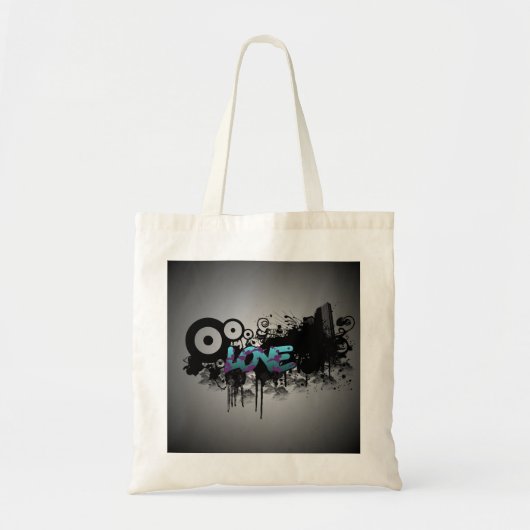 LOVE Graffiti Tote Bag (Voorkant)