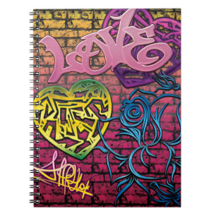 Love Graffitti Notebook Notitieboek