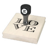LOVE Grafische tekst Rubberstempel (Stempel)