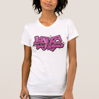 Love Grafitti Paarse T Shirt