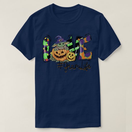 Love Gram life Pumpkin Halloween T-shirt (Design voorkant)
