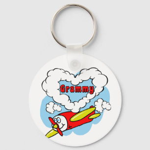 Love Grammy Kinder Airplane Sleutelhanger