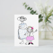 Love Gran Briefkaart (Staand voorkant)