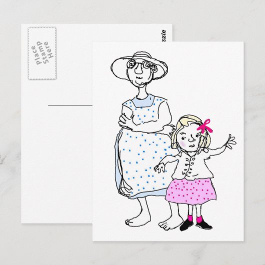 Love Gran Briefkaart (Voorkant / Achterkant)