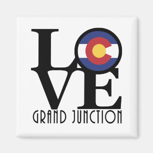LOVE Grand Junction Colorado Magneet