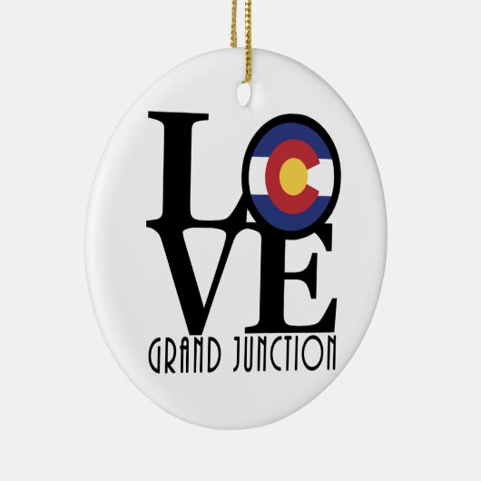 LOVE Grand Junction Keramisch Ornament (Rechts)