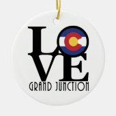 LOVE Grand Junction Keramisch Ornament (Voorkant)