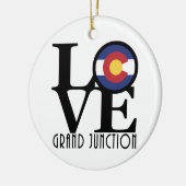 LOVE Grand Junction Keramisch Ornament (Links)
