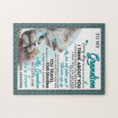 Love Grandson | Brief aan mijn kleinzoon van oma Legpuzzel (Horizontaal)