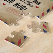 Love Grandson | Brief aan mijn kleinzoon van oma Legpuzzel (Zijkant)