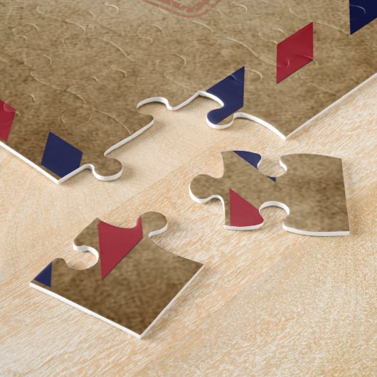 Love Grandson | Brief aan mijn kleinzoon van oma Legpuzzel (Zijkant)