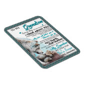 Love Grandson | Brief aan mijn kleinzoon van oma Magneet (Rechterzijde)