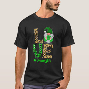 Love Granny Life St Patrick's Day Gnome Irish Gran T-shirt