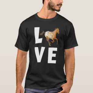 LOVE Grappig Appaloosa Paard Liefhebber Premium T-shirt