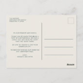 Love Gratitude Arch Photo Weddenschap Bedankt Briefkaart (Achterkant)