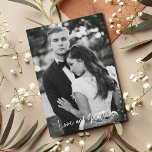 Love Gratitude Photo Wedding Bedankkaart<br><div class="desc">Tweezijdige trouwfoto bedankt je kaarten voor het bedanken van je familie en vrienden voor je deelname aan je trouwdag. Gepersonaliseerd met twee van je favoriete trouwfoto's en je bericht. Als u de achterkant van kaart een verschillende kleur wilt hebben of andere aanpassingsverzoeken wilt hebben - neem dan contact met mij...</div>