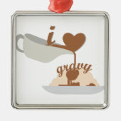Love Gravy Metalen Ornament (Voorkant)