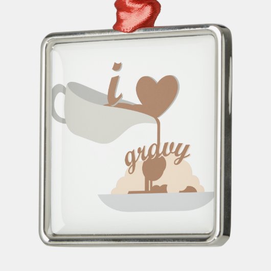 Love Gravy Metalen Ornament (Links)