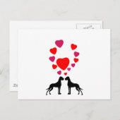 Love Great Dane Couple Briefkaart (Voorkant / Achterkant)