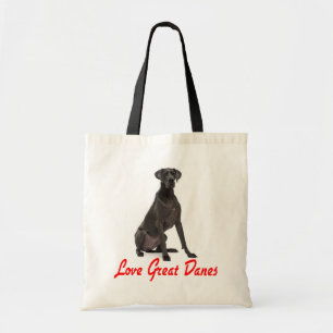 Love Great Dane Puppy Hond Tas