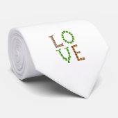 Love – Green Peridot en Brown Smoky Quartz Gemsto Stropdas (Opgerold)