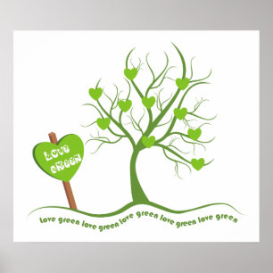 Love Green Poster