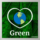 Love Green Poster-Customize Poster (Voorkant)