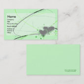 Love Green Profile Card Visitekaartje (Voorkant / Achterkant)