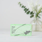 Love Green Profile Card Visitekaartje (Staand voorkant)