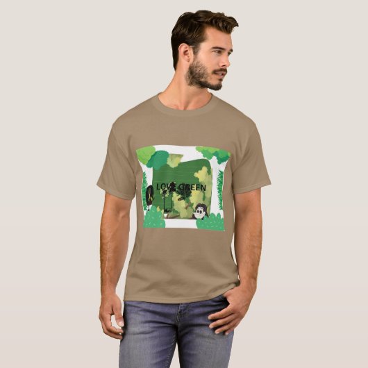 LOVE GREEN T-SHIRT (Voorkant volledig)