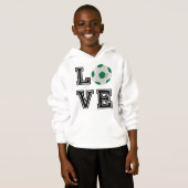 Love Green Voetbal (zwart) (Voorkant volledig)