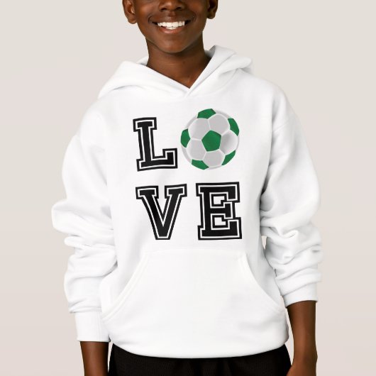 Love Green Voetbal (zwart) (Voorkant)