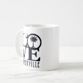 LOVE Greenville SC 11oz Koffiemok (Voorkant links)