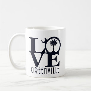 LOVE Greenville SC 11oz Koffiemok