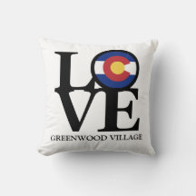 LOVE Greenwood Village Colorado Sierkussen