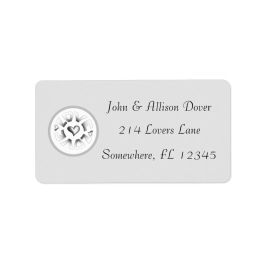 Love Grey Etiket (Voorkant)