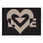 Love Grey on Black (Voorkant Horizontaal)
